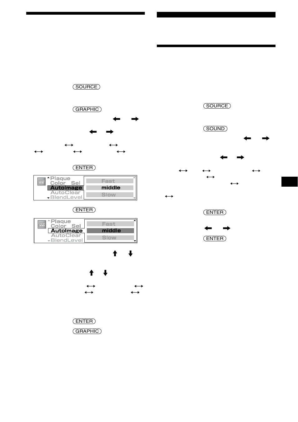 Sélection de la période d’affichage des images, Autoimage, Autres fonctions | Réglage des caractéristiques du son, 27 sélection de la période d’affichage des images | Sony CDX-M3DI User Manual | Page 61 / 112