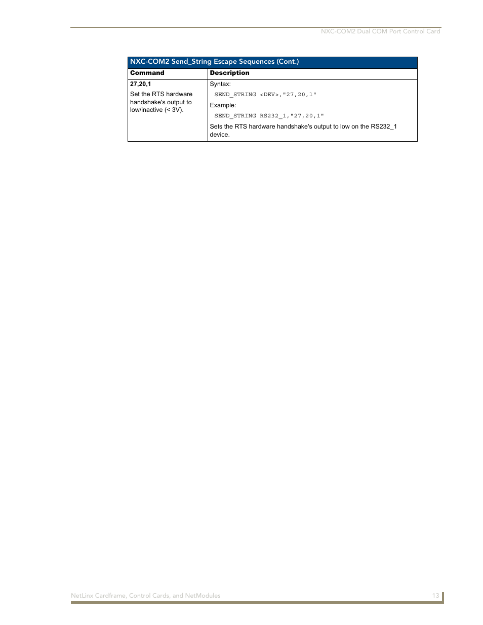 AMX NetLinx NXM Series User Manual | Page 19 / 54