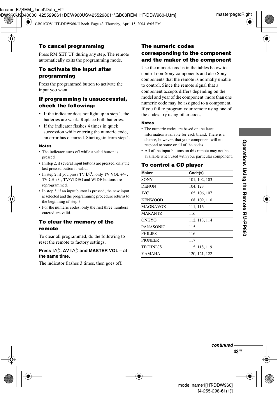 S 43–4 | Sony HT-DDW960 User Manual | Page 43 / 56