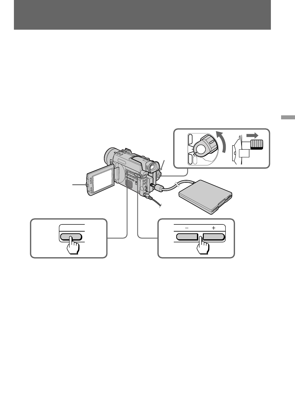 Viewing a still picture ﾐ memory photo playback | Sony DCR-TRV900 User Manual | Page 105 / 148