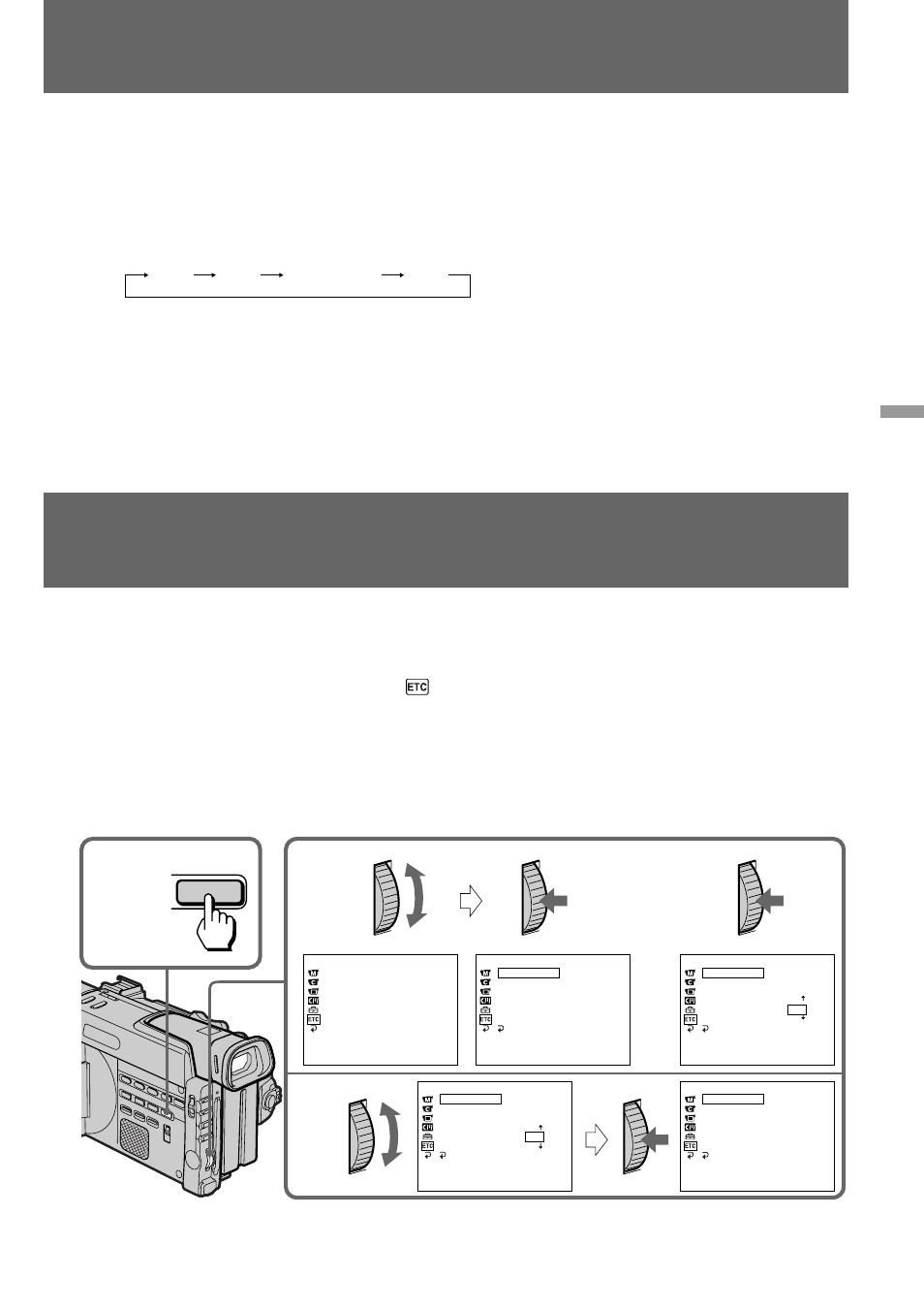 Simple setting of clock by time difference, Resetting the date and time | Sony DCR-TRV900 User Manual | Page 119 / 148