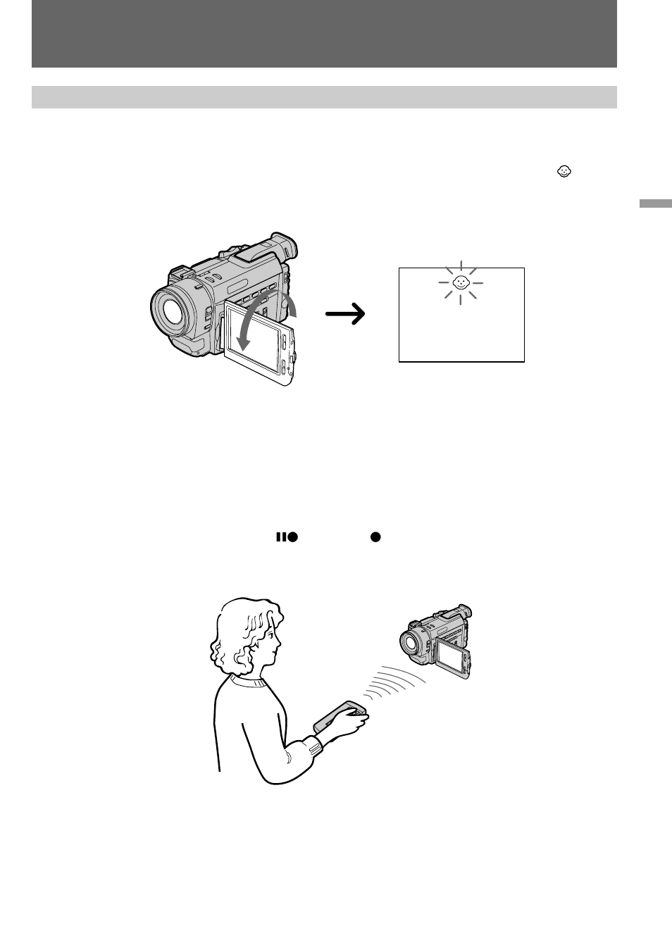 Letting the subject monitor the shot | Sony DCR-TRV900 User Manual | Page 17 / 148