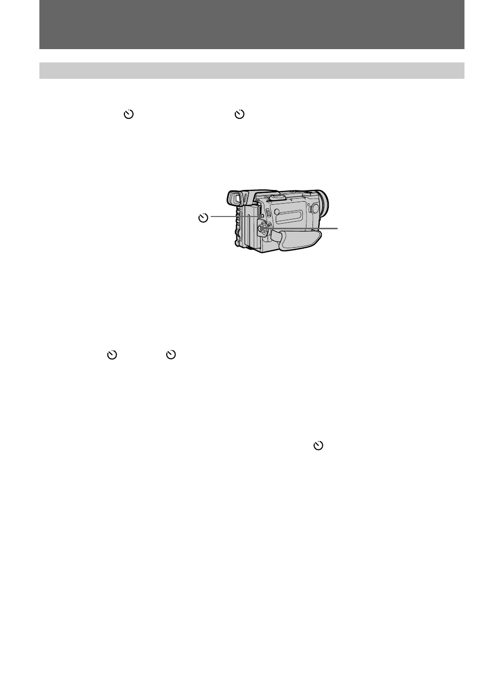 Self-timer recording | Sony DCR-TRV900 User Manual | Page 18 / 148