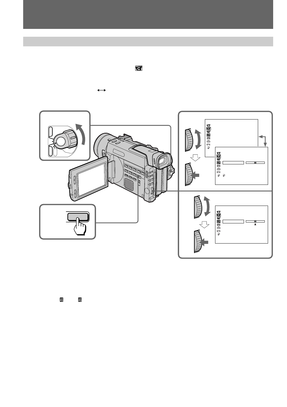 Adjusting ae shift, Shooting with manual adjustment | Sony DCR-TRV900 User Manual | Page 52 / 148