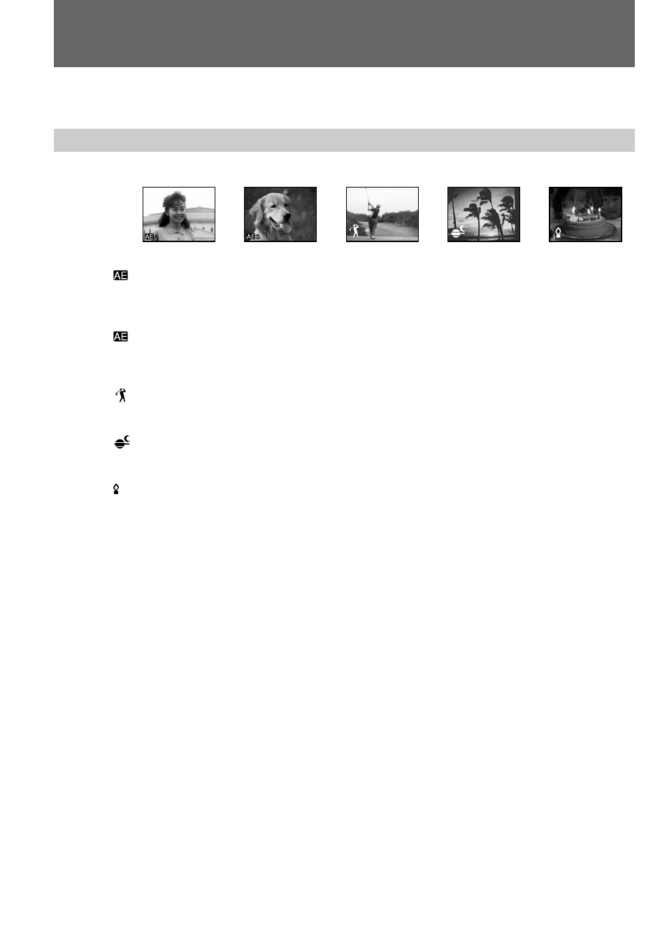 Using the program ae function | Sony DCR-TRV900 User Manual | Page 54 / 148