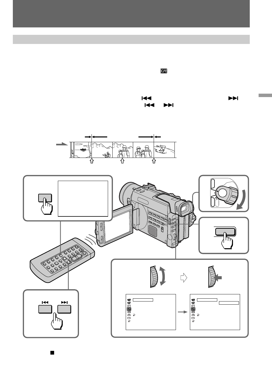 A] [b] [c | Sony DCR-TRV900 User Manual | Page 75 / 148