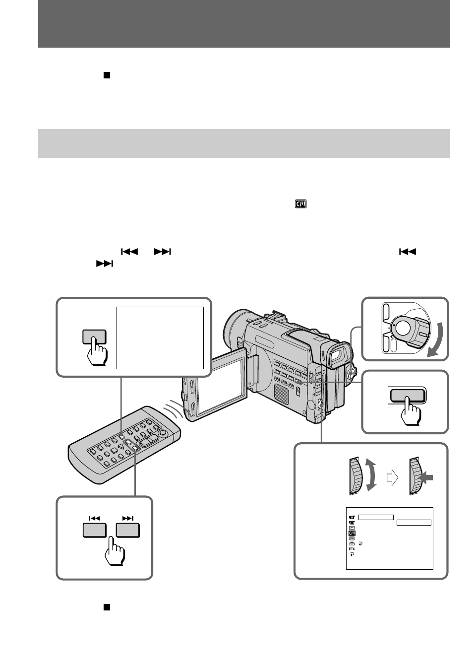 Searching for a photo – photo search/photo scan | Sony DCR-TRV900 User Manual | Page 78 / 148