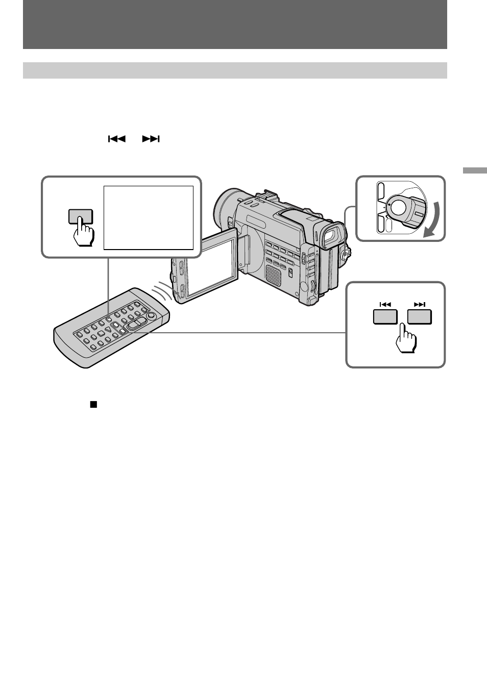 Scanning photo – photo scan, Searching for a photo – photo search/photo scan | Sony DCR-TRV900 User Manual | Page 79 / 148