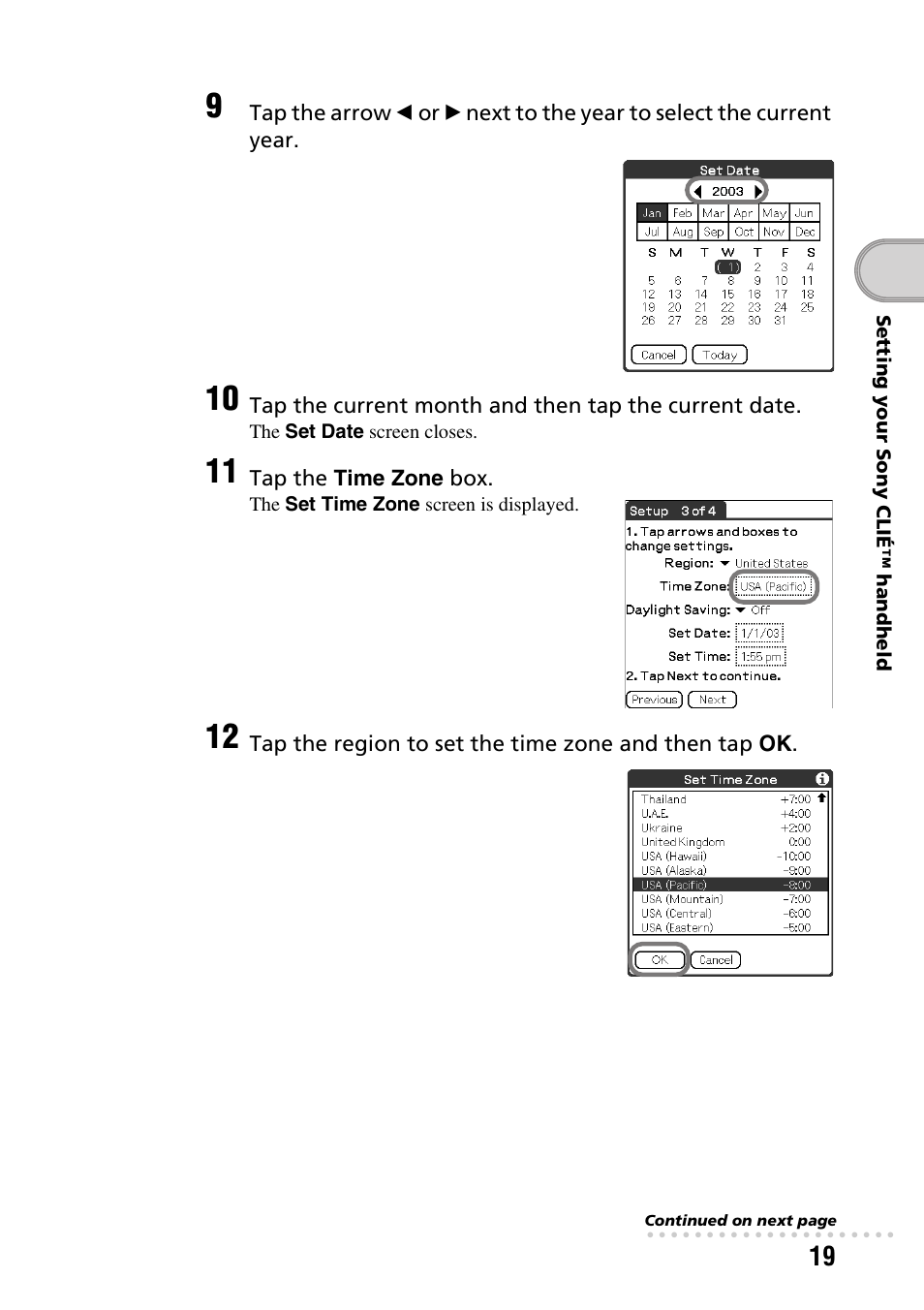 Sony PEG-TG50 User Manual | Page 19 / 104