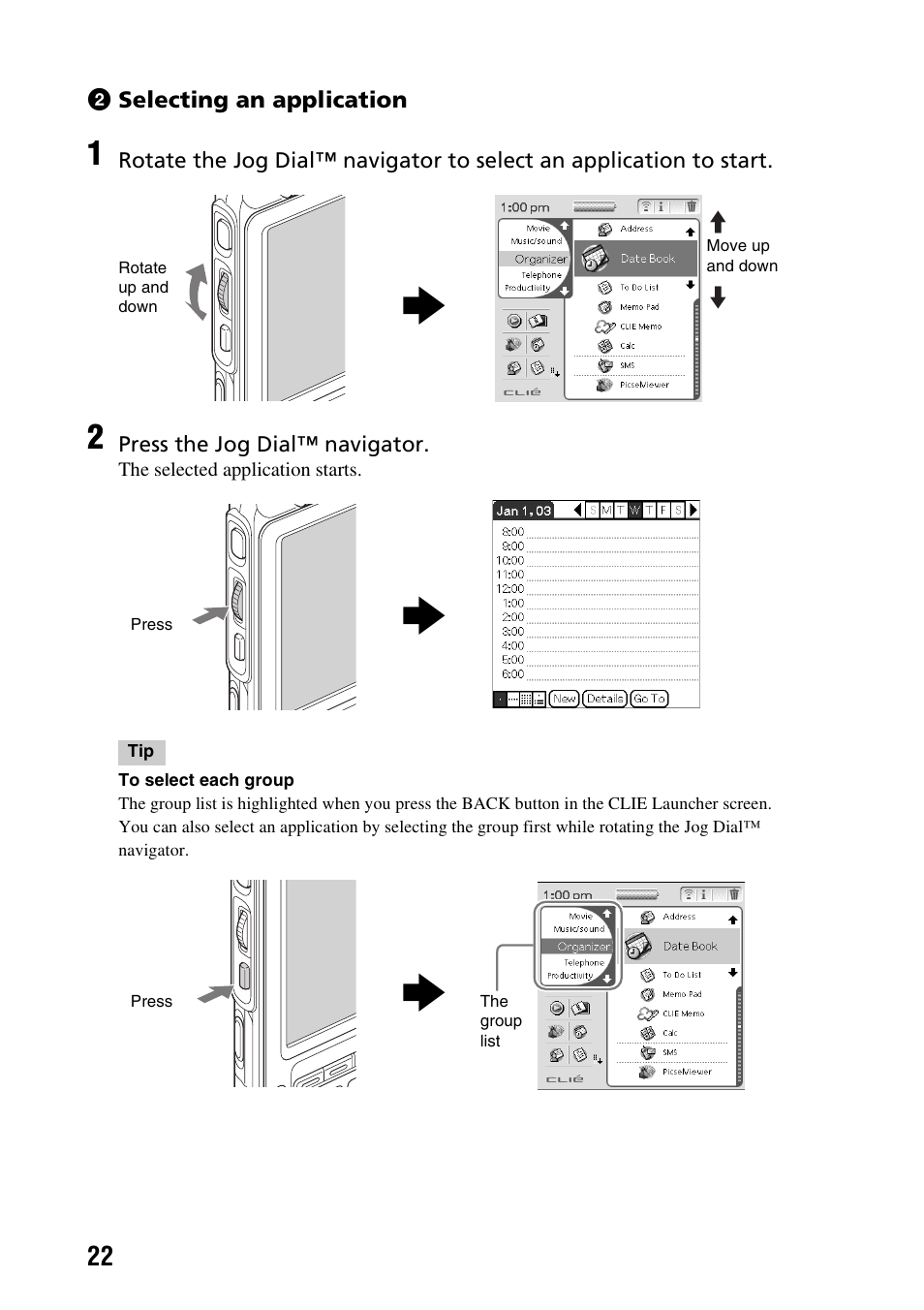 Sony PEG-TG50 User Manual | Page 22 / 104