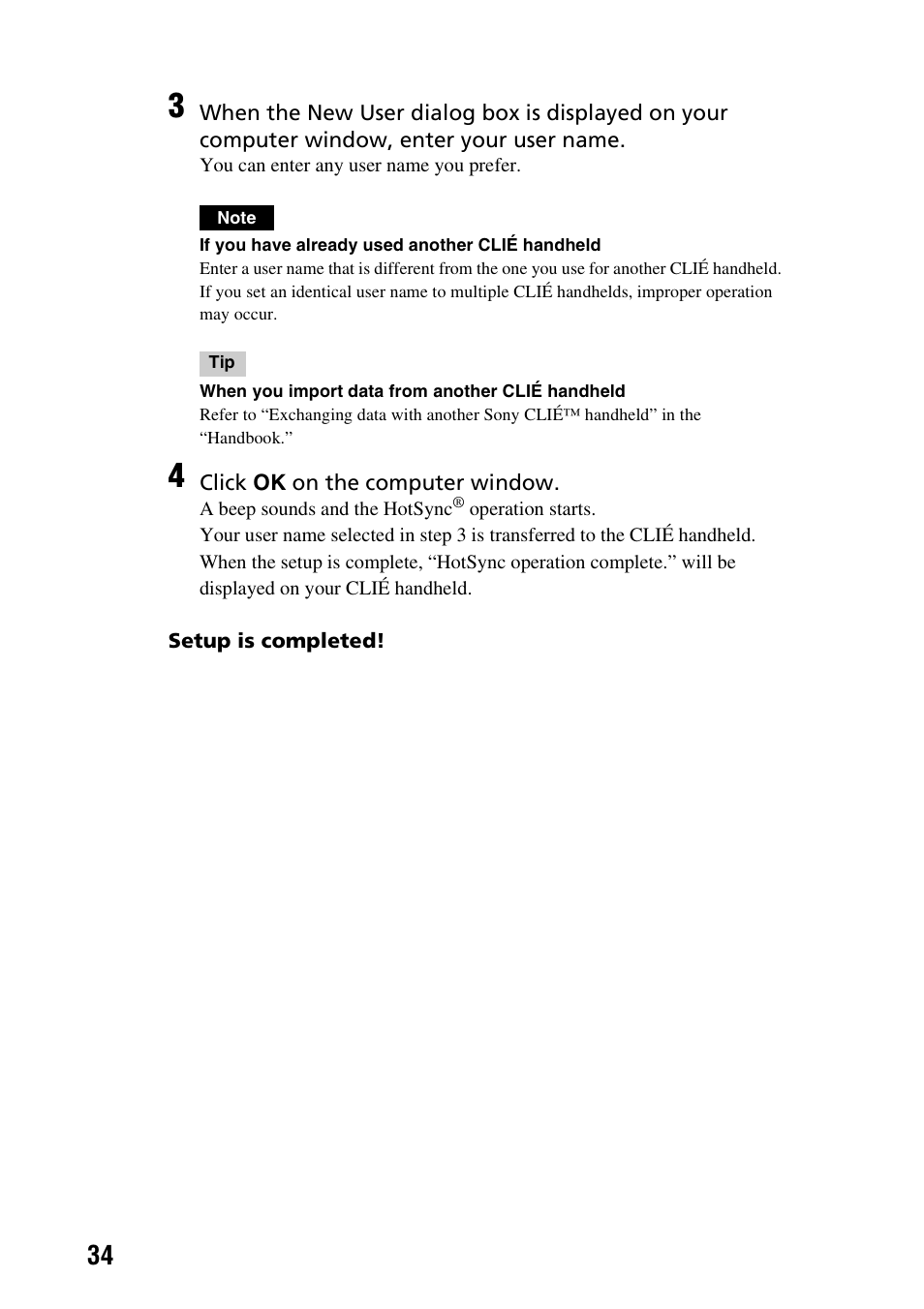 Sony PEG-TG50 User Manual | Page 34 / 104