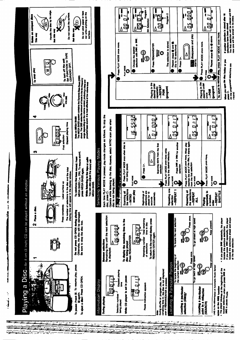 La a7, 05 qj-ll, Ao-0 | A 0:0, 0 j u j | Sony CFD-22 User Manual | Page 5 / 6