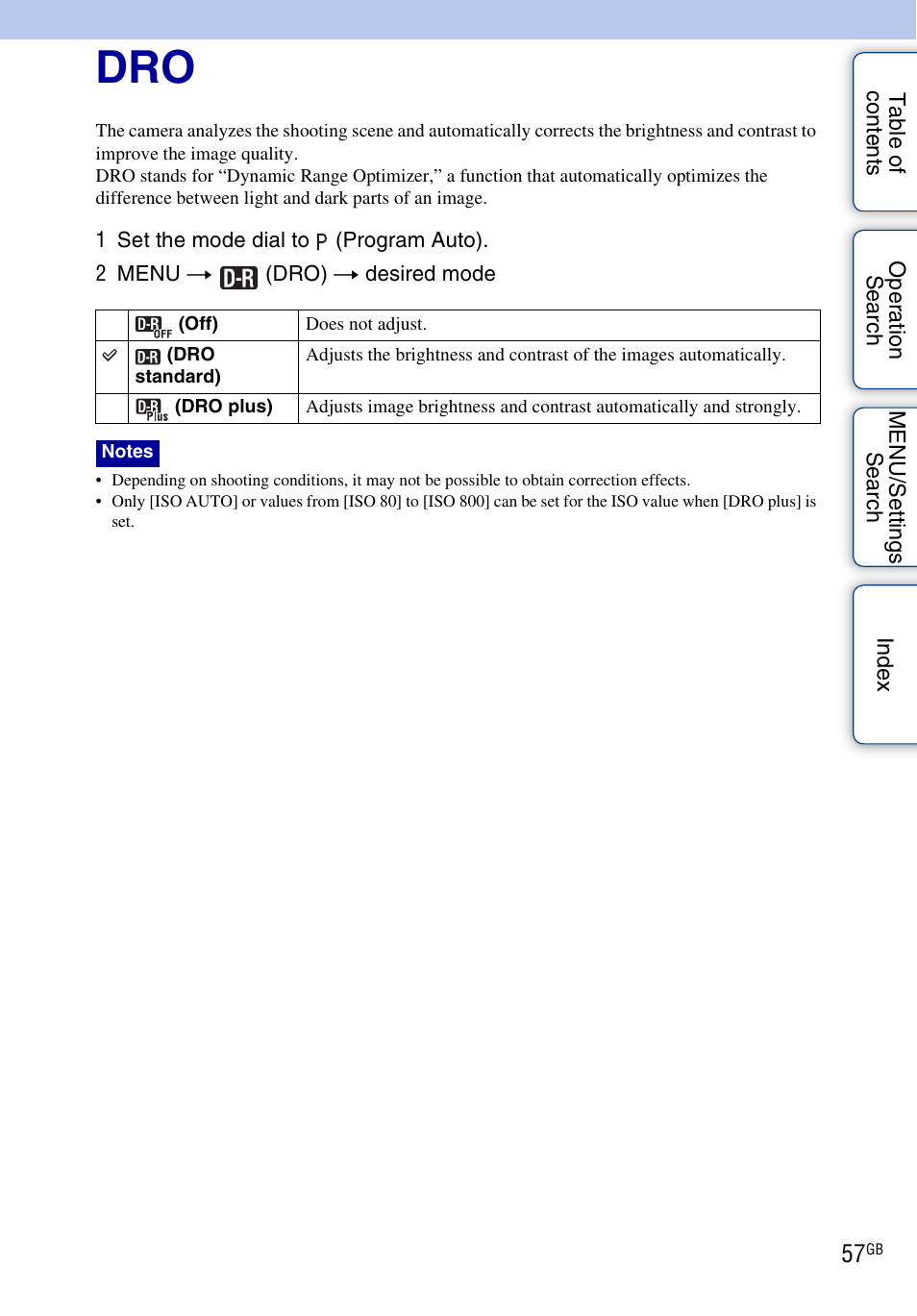 Sony DSC-W290 User Manual | Page 57 / 145