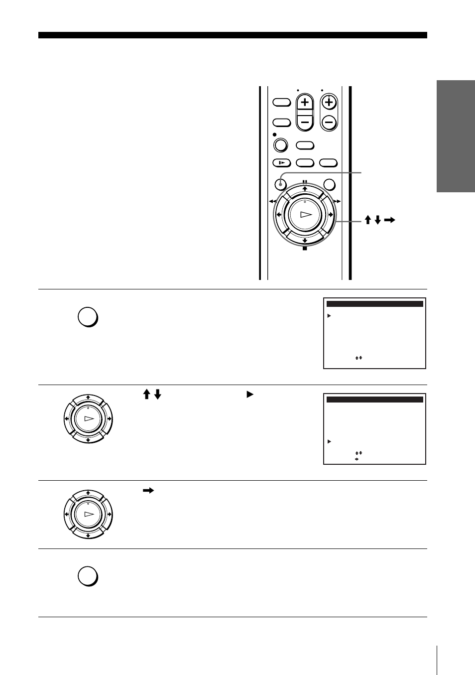 Step 4 : selecting a language, Getti ng sta rted, Press menu | Press, Press menu to exit the menu | Sony SLV-N900 User Manual | Page 23 / 84