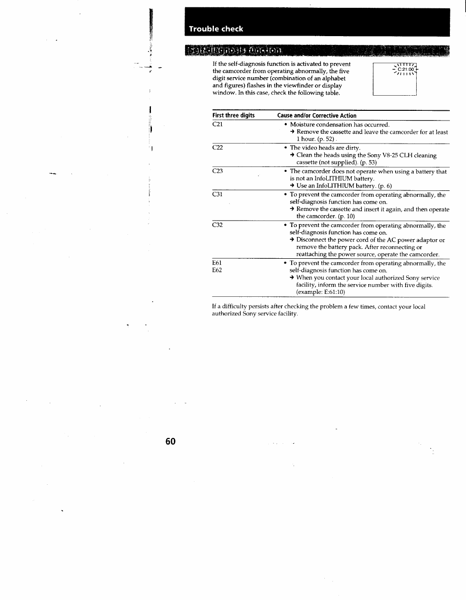 Sony CCD-TR930 User Manual | Page 60 / 71