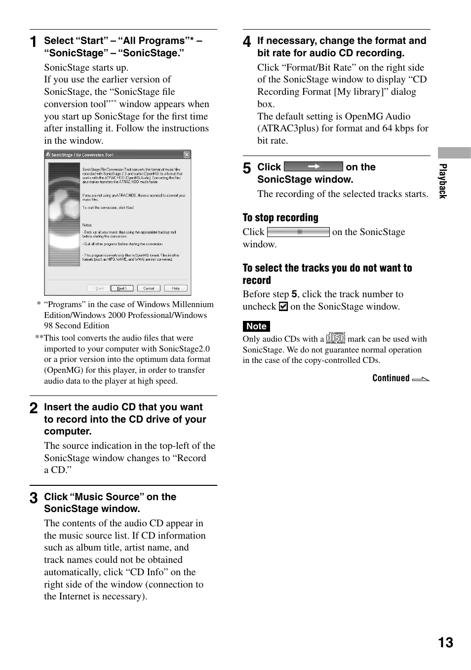 Sony NW-HD1 User Manual | Page 13 / 46