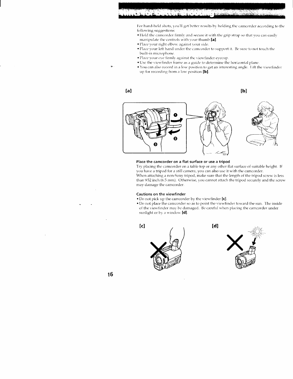 Sony CCD-TR516 User Manual | Page 16 / 76