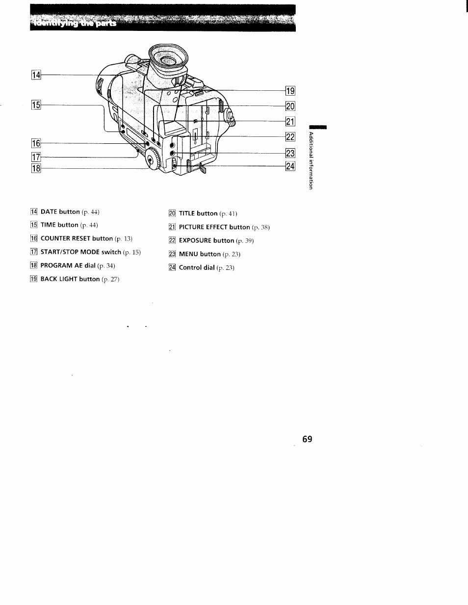 Sony CCD-TR516 User Manual | Page 69 / 76