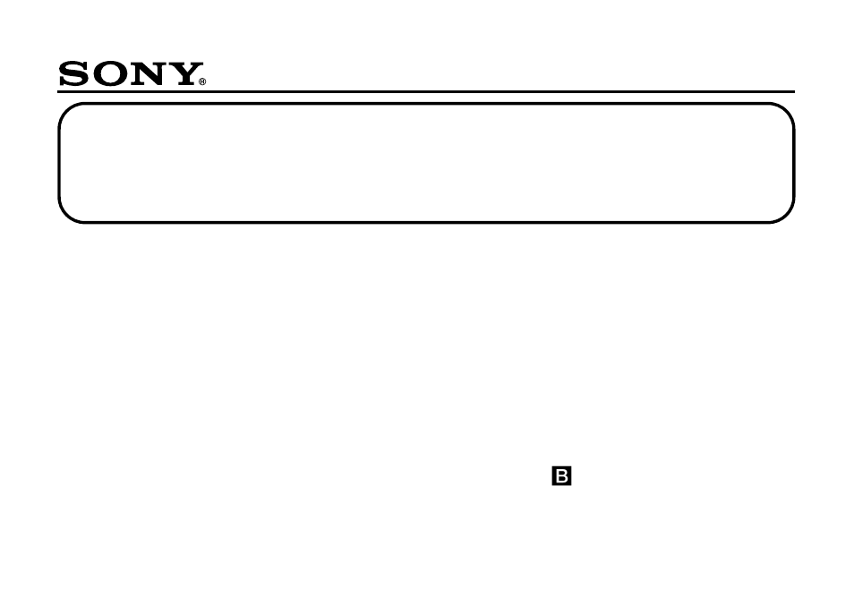 Sony SLV-D300P User Manual | 1 page