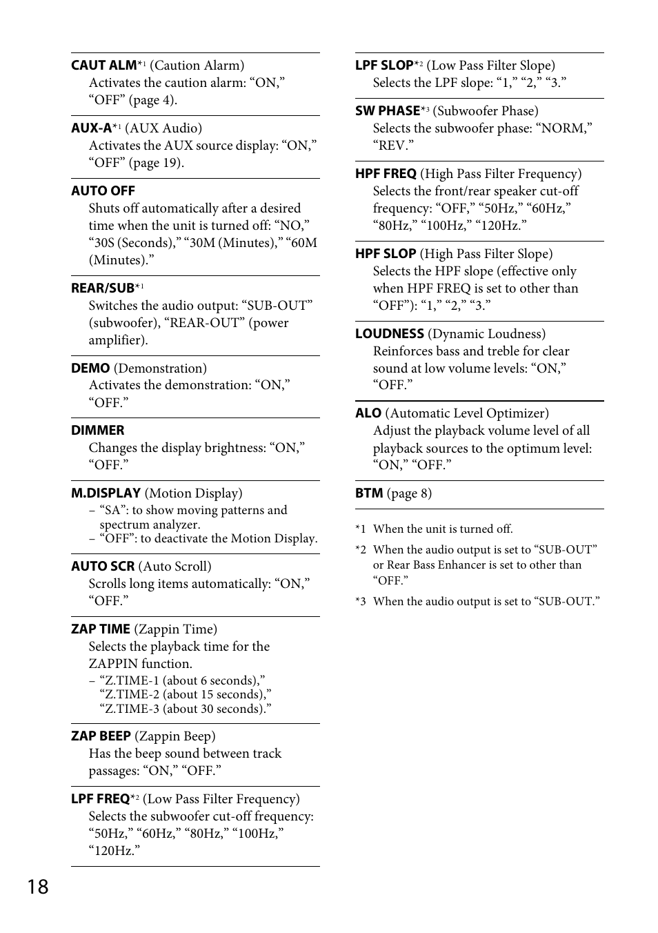 Sony CDX-GT56UIW User Manual | Page 18 / 56