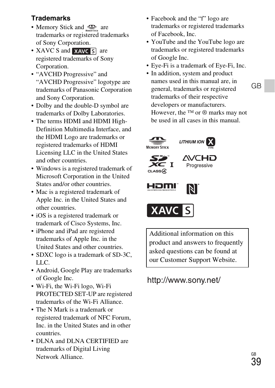 Sony DSC-RX100M3 User Manual | Page 39 / 124