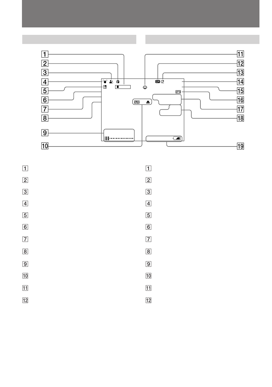 Identificación de los componentes, Identifying the parts | Sony DCR-SC100 User Manual | Page 111 / 116