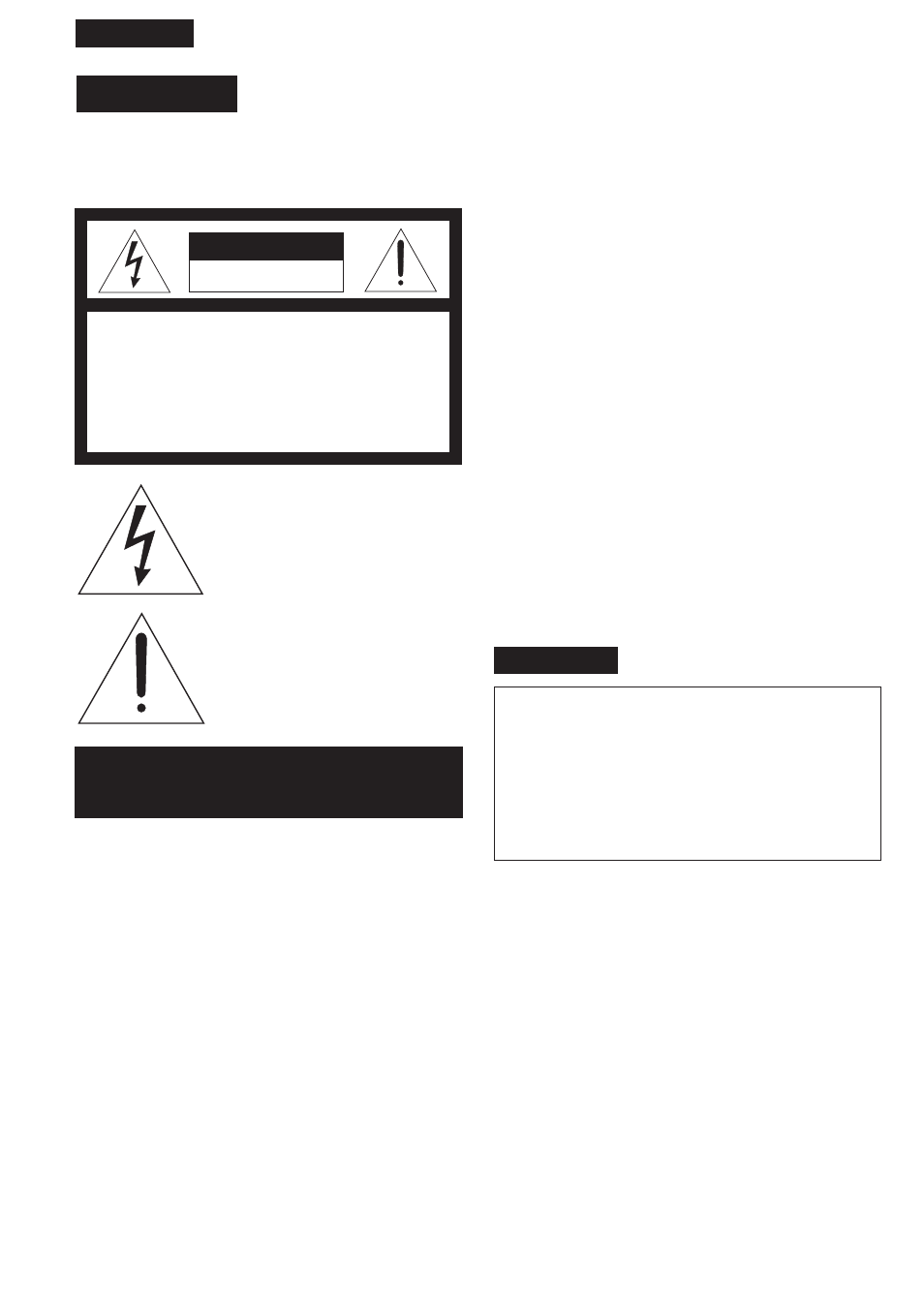 Warning, For the customers in the united states and canada, Advertencia | Caution | Sony DCR-SC100 User Manual | Page 3 / 116