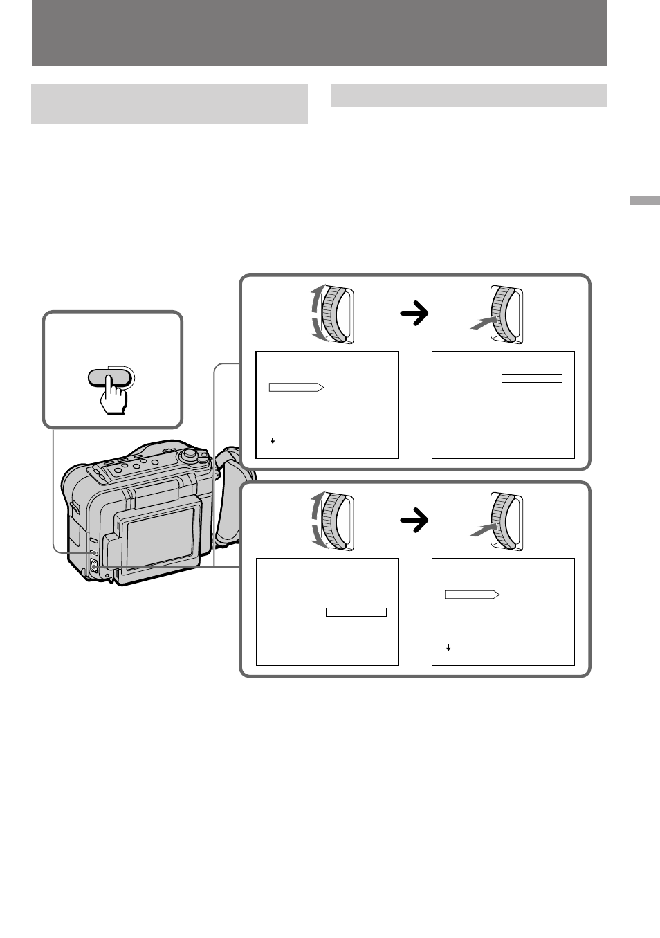 Uso de la función program ae, Using the program ae function, Para recuperar el modo de ajuste automático | Sony DCR-SC100 User Manual | Page 46 / 116