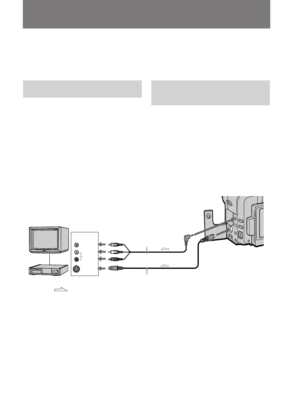 Visualización de imágenes en la pantalla de un tv, Watching on a tv screen | Sony DCR-SC100 User Manual | Page 49 / 116
