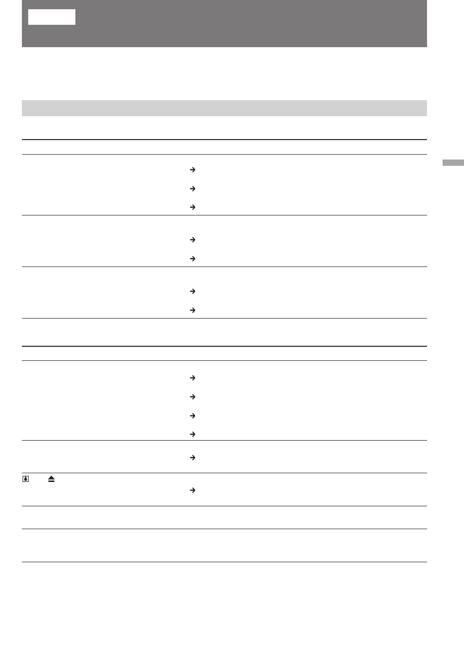 Trouble check, Camcorder | Sony DCR-SC100 User Manual | Page 90 / 116