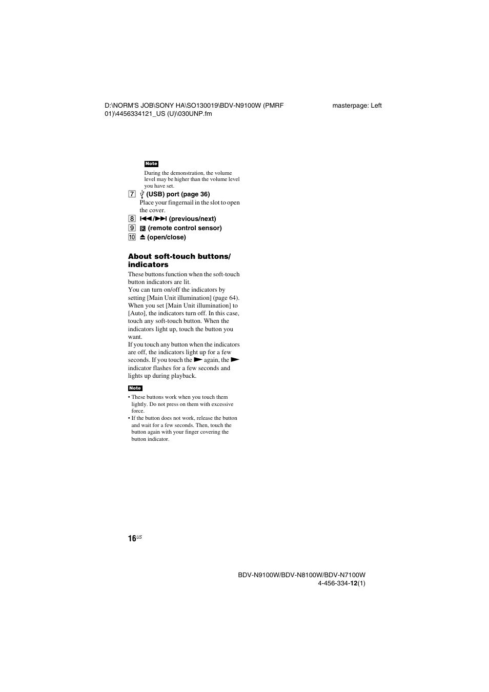 Sony BDV-N8100W User Manual | Page 16 / 88
