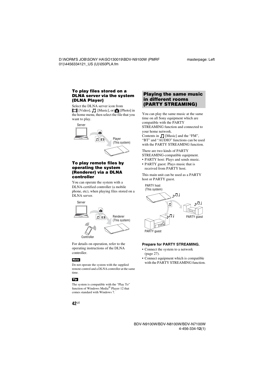 Sony BDV-N8100W User Manual | Page 42 / 88