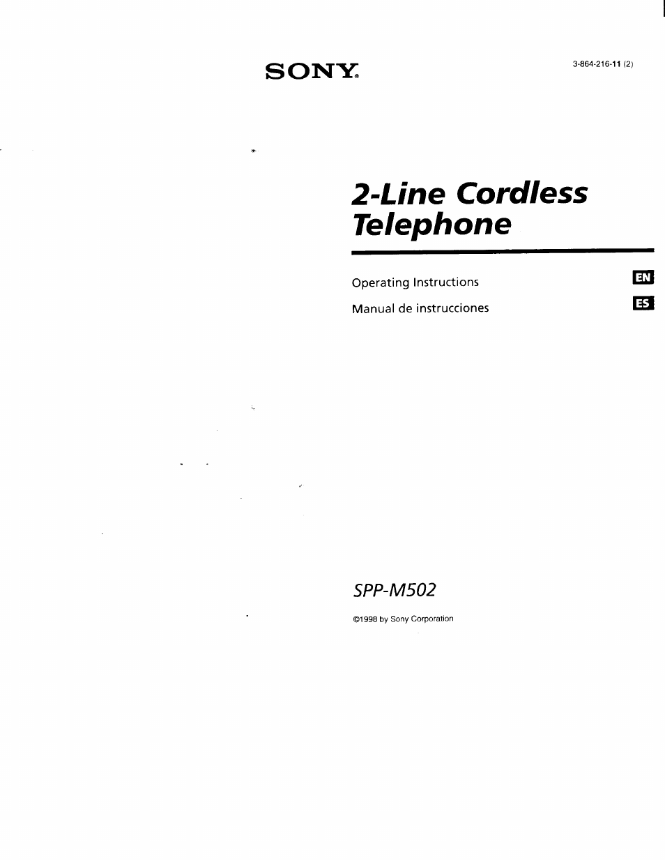 Sony SPP-M502 User Manual | 78 pages