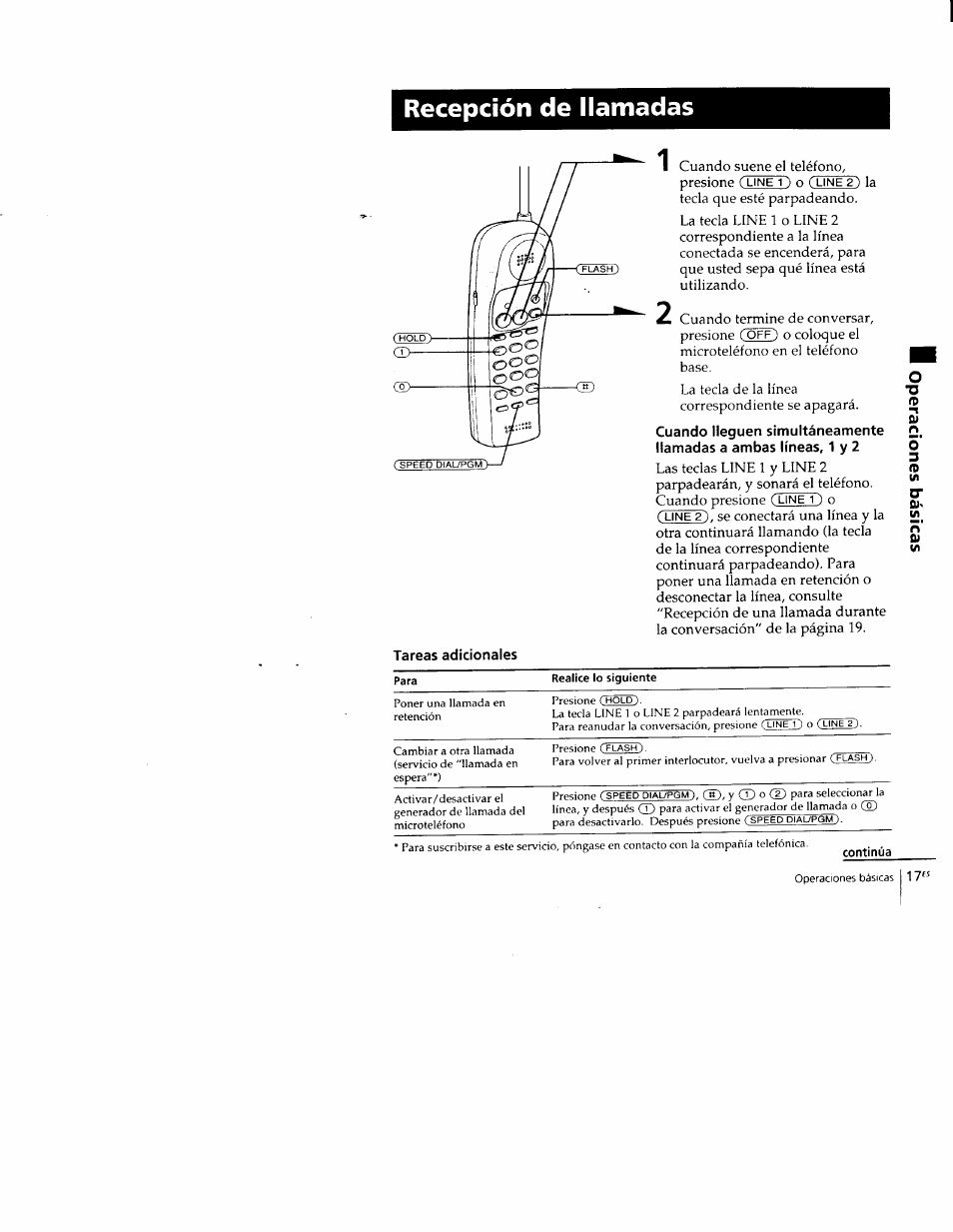 Recepción de llamadas | Sony SPP-M502 User Manual | Page 55 / 78