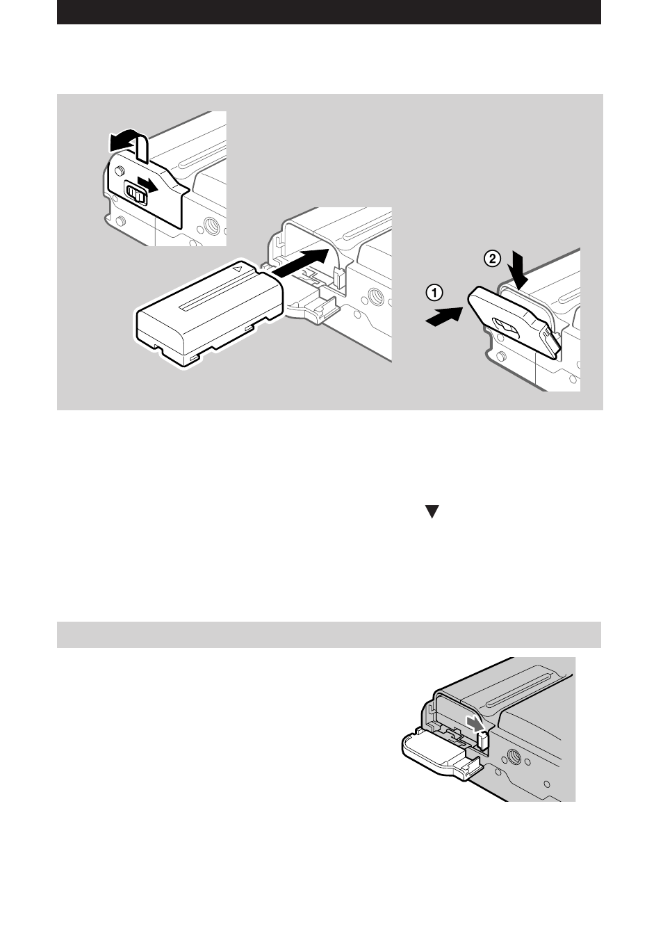 Step 2: installing the battery pack | Sony MVC-FD5 User Manual | Page 11 / 136