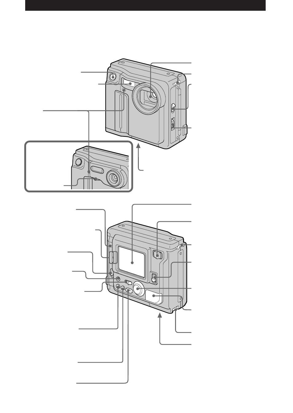 Identificación de partes | Sony MVC-FD5 User Manual | Page 133 / 136