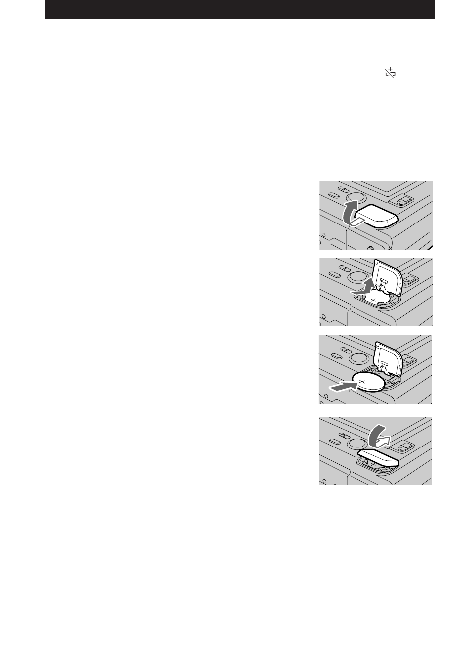 Remplacement de la pile au lithium dans l’appareil | Sony MVC-FD5 User Manual | Page 82 / 136