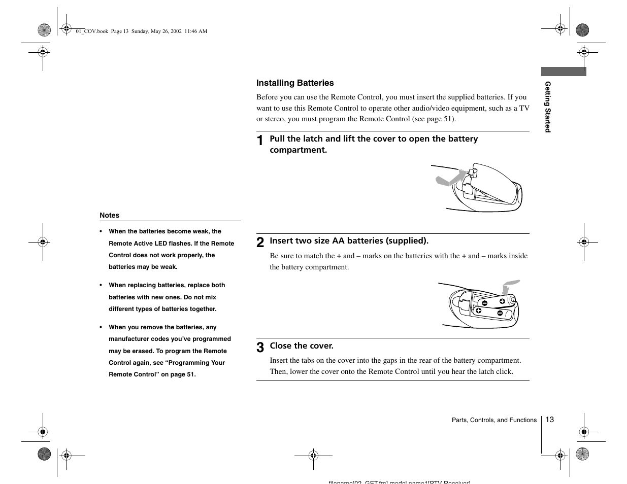 Sony SVR-2000 User Manual | Page 13 / 68