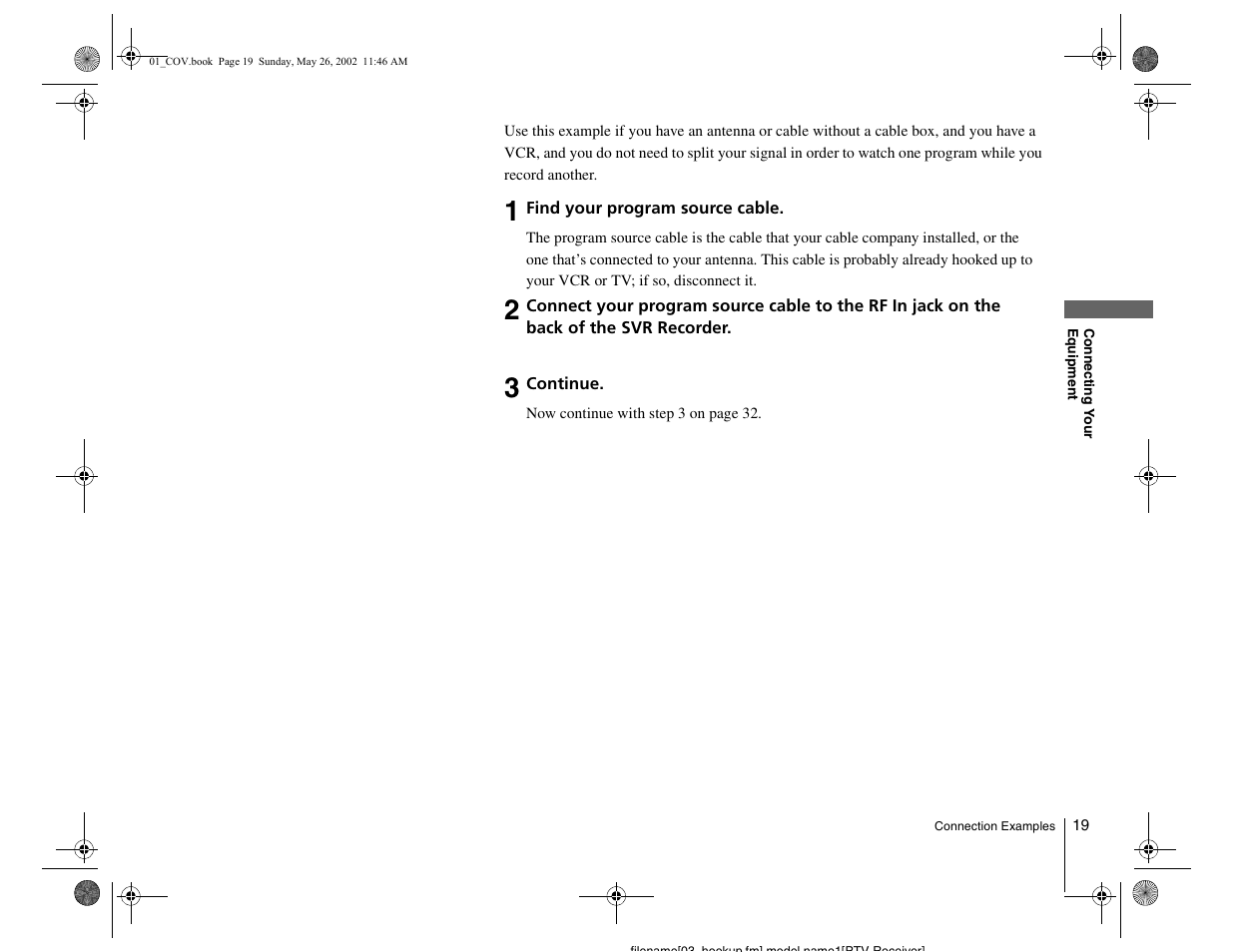 Sony SVR-2000 User Manual | Page 19 / 68