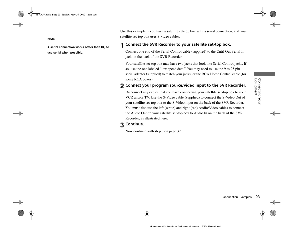 Sony SVR-2000 User Manual | Page 23 / 68