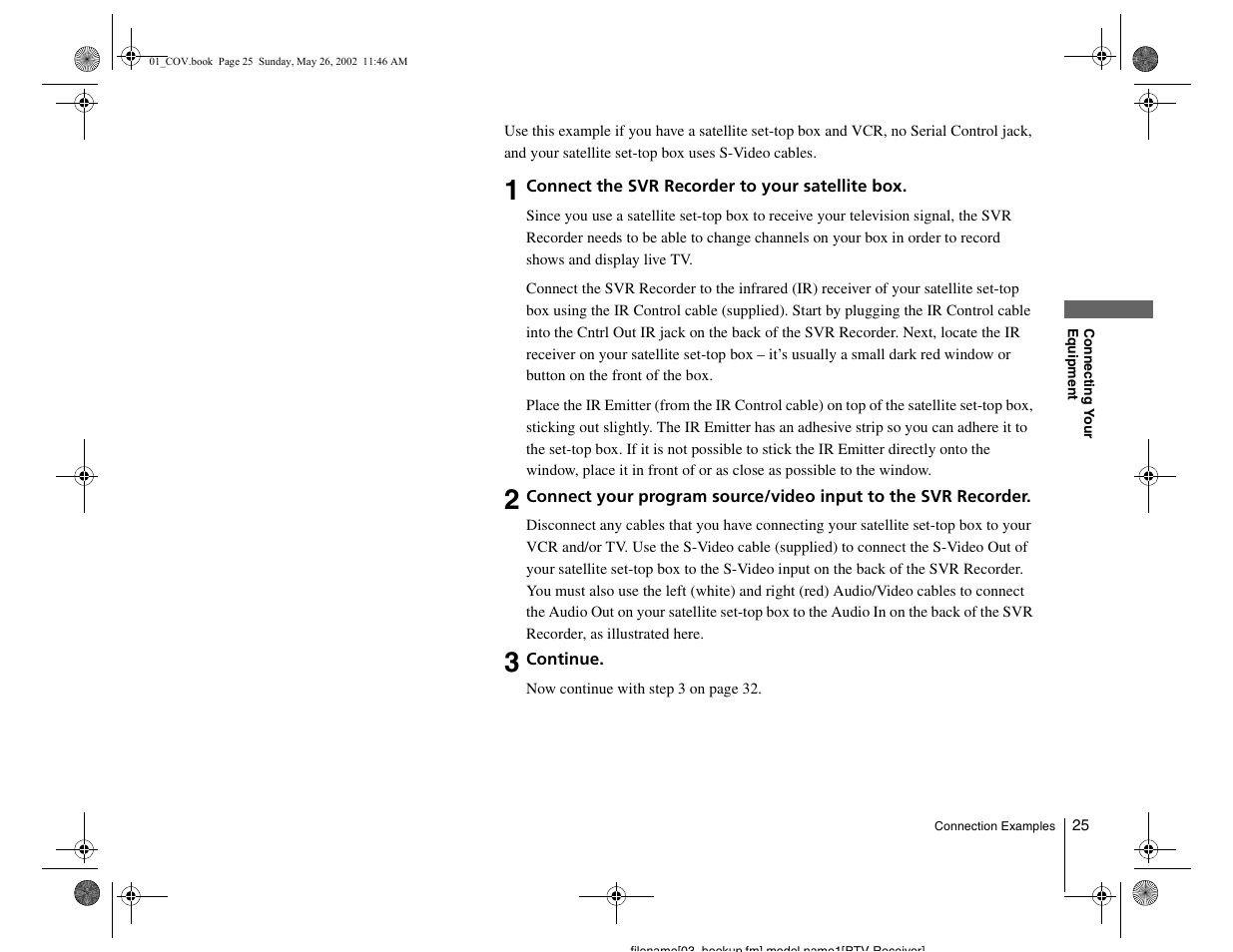Sony SVR-2000 User Manual | Page 25 / 68