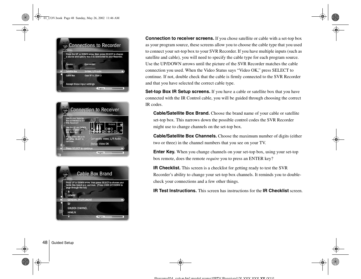 Sony SVR-2000 User Manual | Page 48 / 68