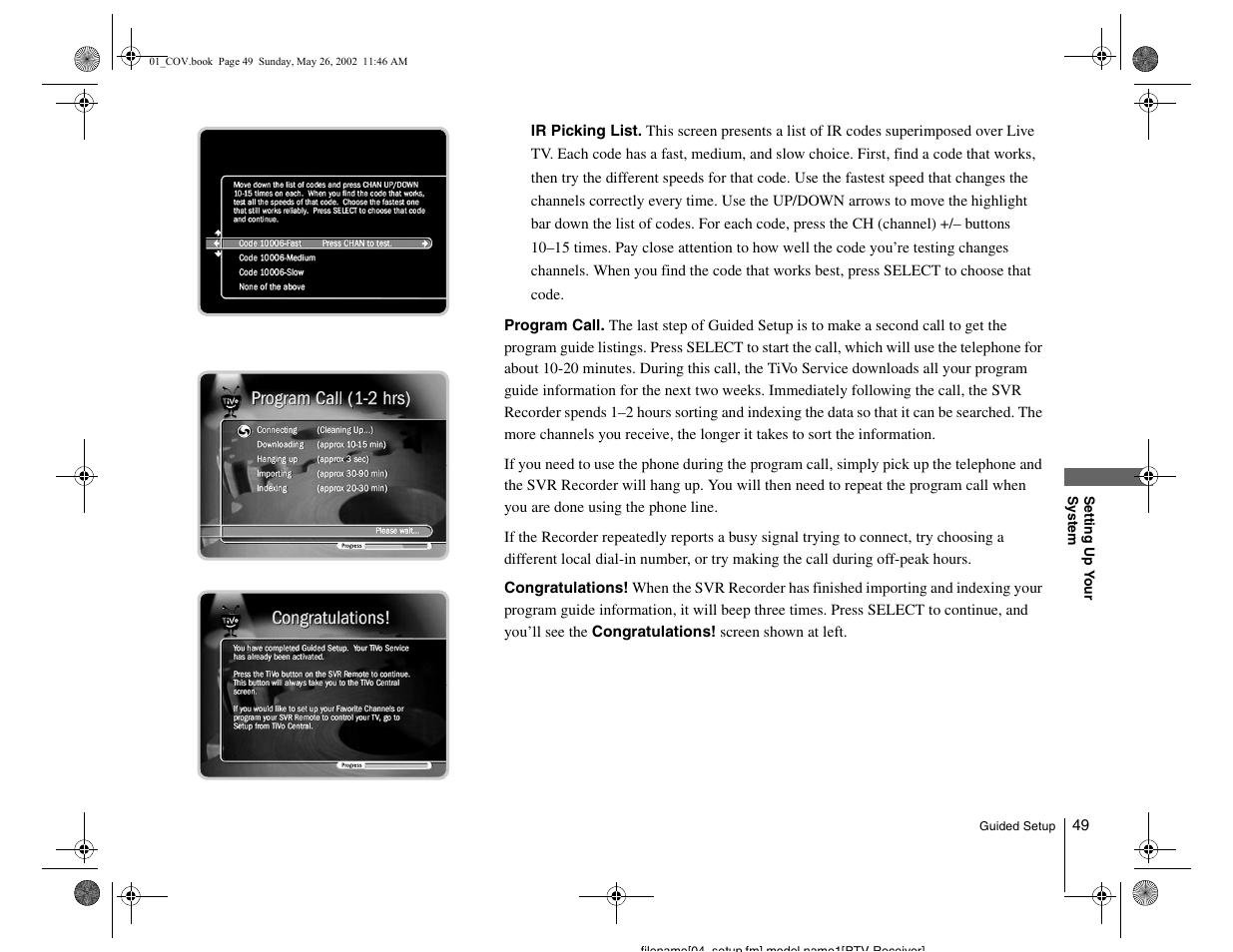 Sony SVR-2000 User Manual | Page 49 / 68