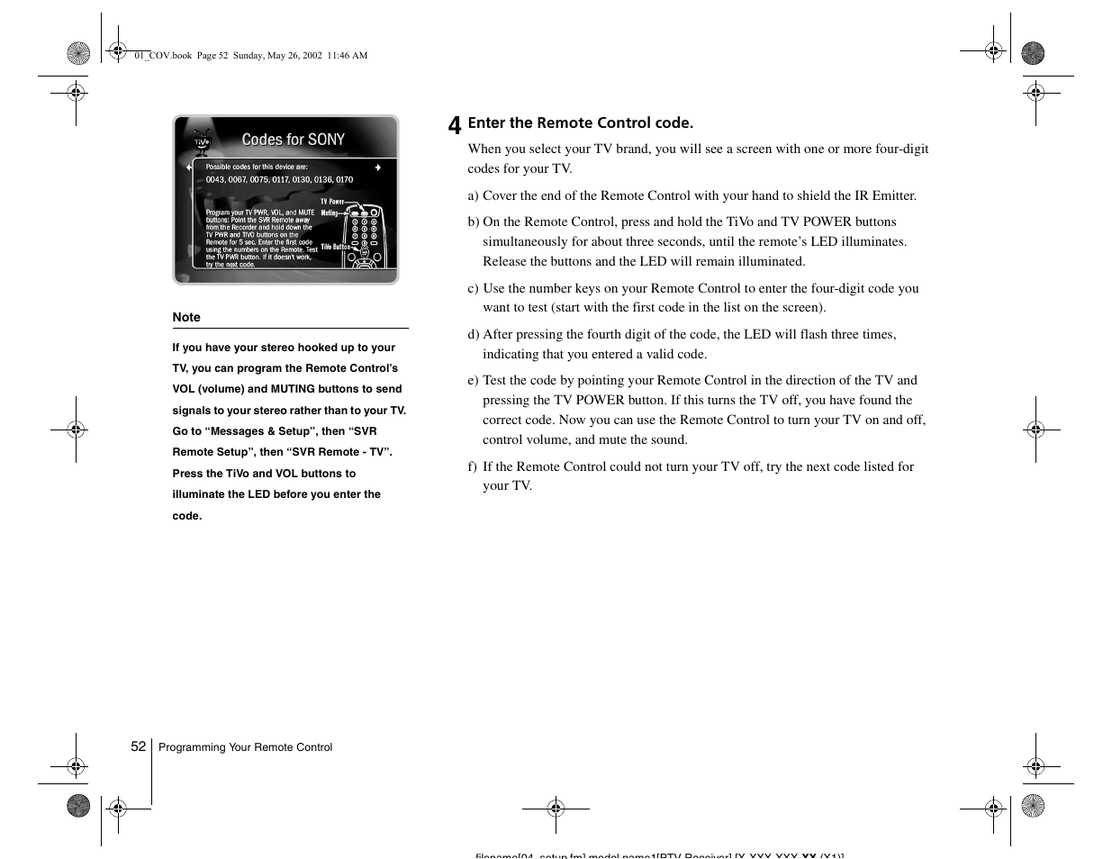 Sony SVR-2000 User Manual | Page 52 / 68