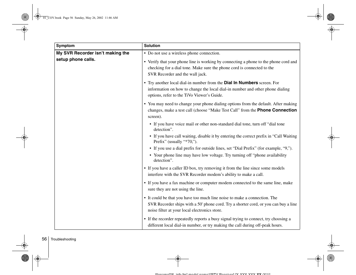 Sony SVR-2000 User Manual | Page 56 / 68