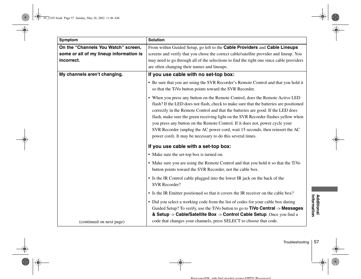 Sony SVR-2000 User Manual | Page 57 / 68