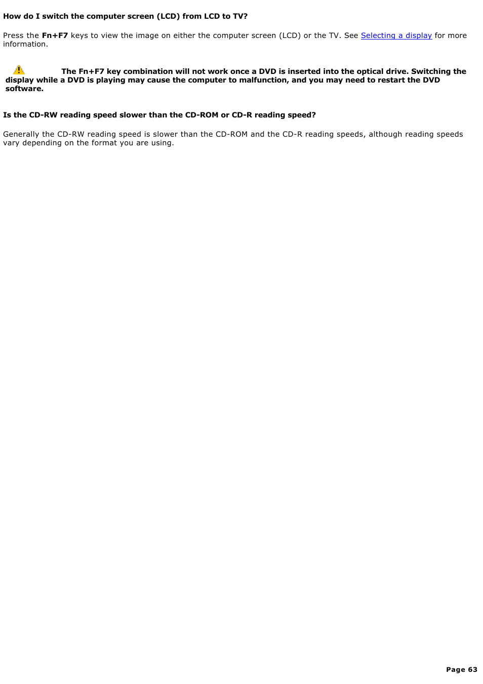 Sony PCG-K17 User Manual | Page 63 / 145
