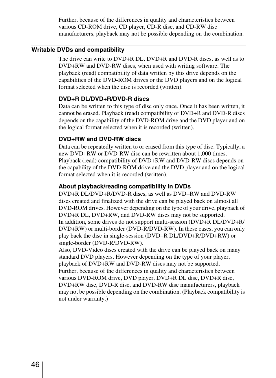 Sony VRD-VC20 User Manual | Page 46 / 56