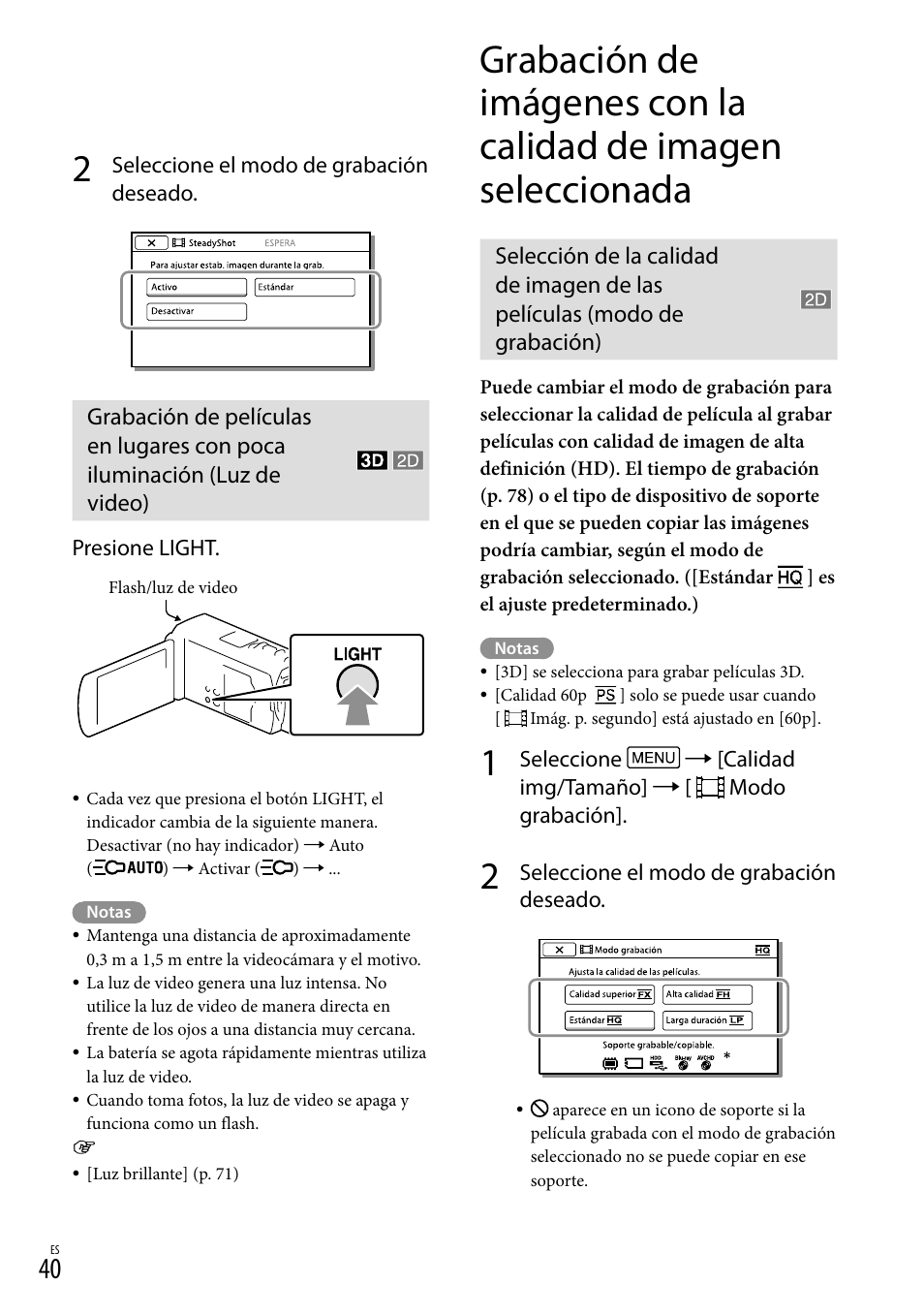 Q/lp) (40) | Sony HDR-TD20V User Manual | Page 136 / 191