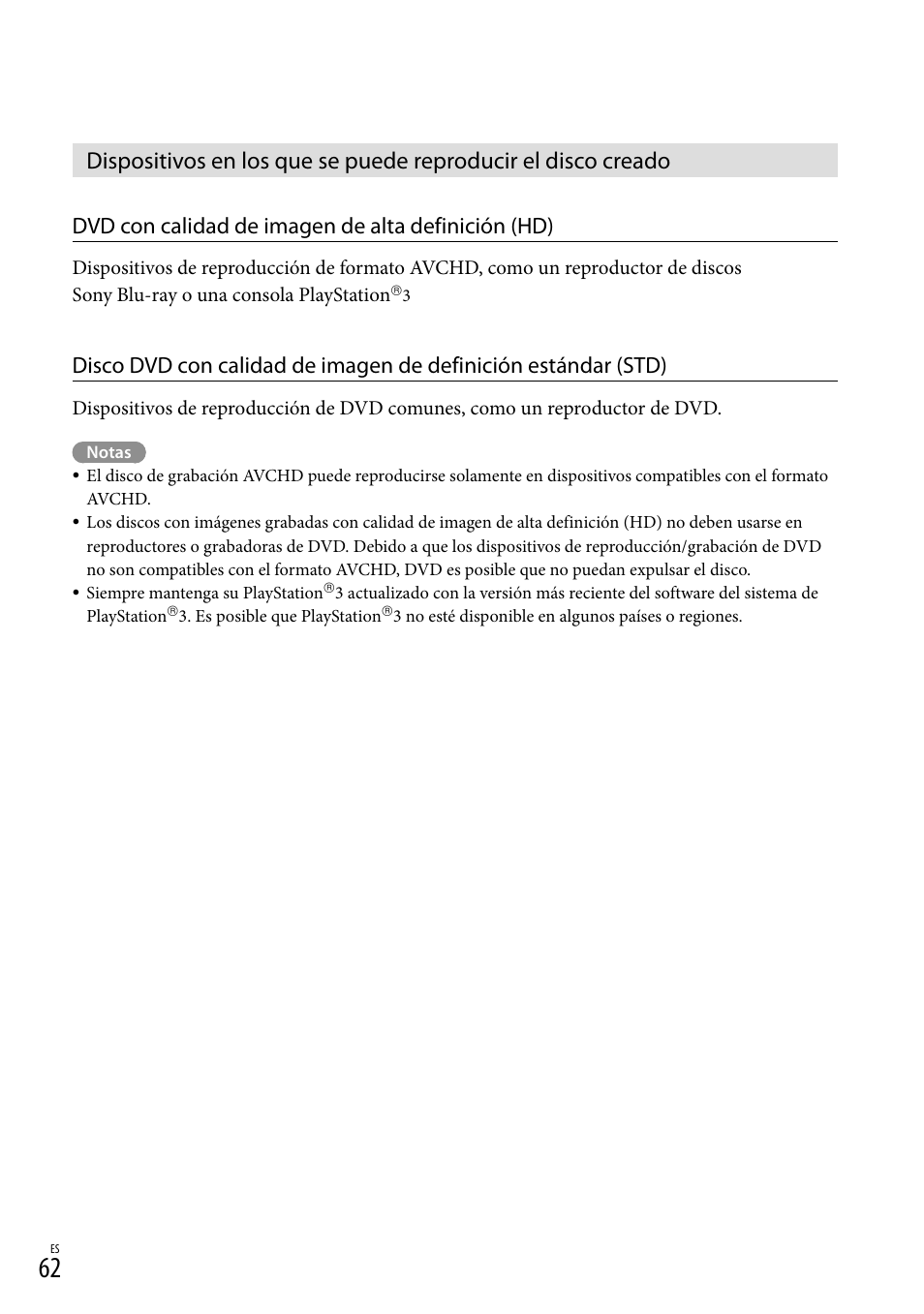 Dvd con calidad de imagen de alta definición (hd) | Sony HDR-TD20V User Manual | Page 158 / 191